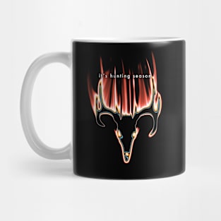 hunting season deer skull Mug